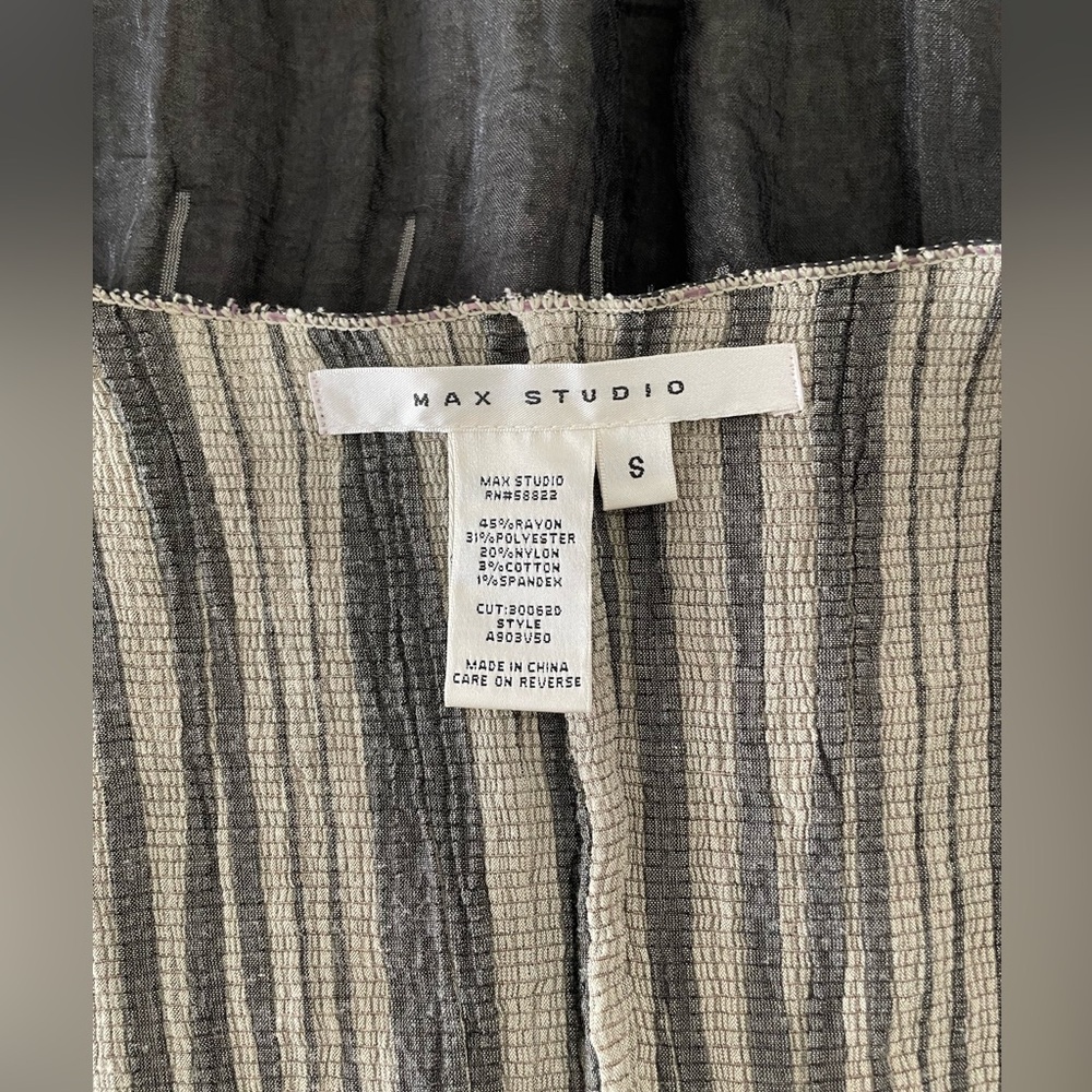 Vintage Max Studio Textured Sleeveless Dress S - Picture 4 of 4
